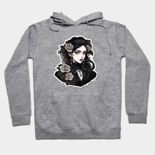 Cute Gothic Chick Hoodie